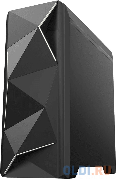 Zircon Корпус Ares без БП (Midi Tower, Micro-ATX, Black, 1*USB3.0+2*USB2.0)