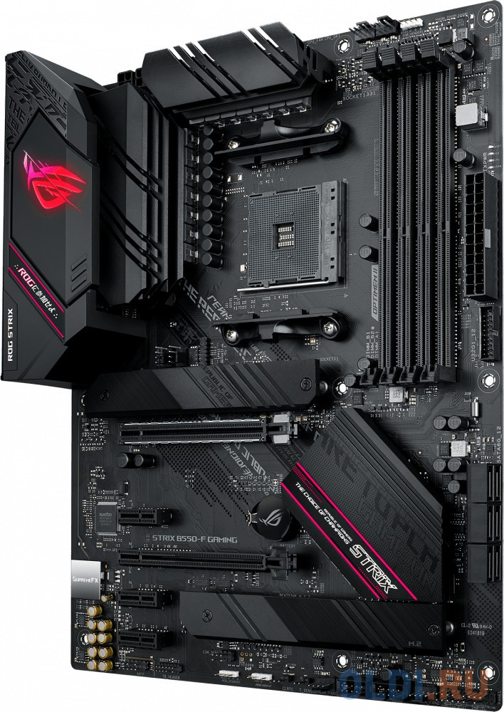 Материнская плата ASUS ROG STRIX B550-F GAMING Socket AM4 AMD B550 4xDDR4 2xPCI-E 16x 3xPCI-E 1x 6 ATX Retail в Москвe