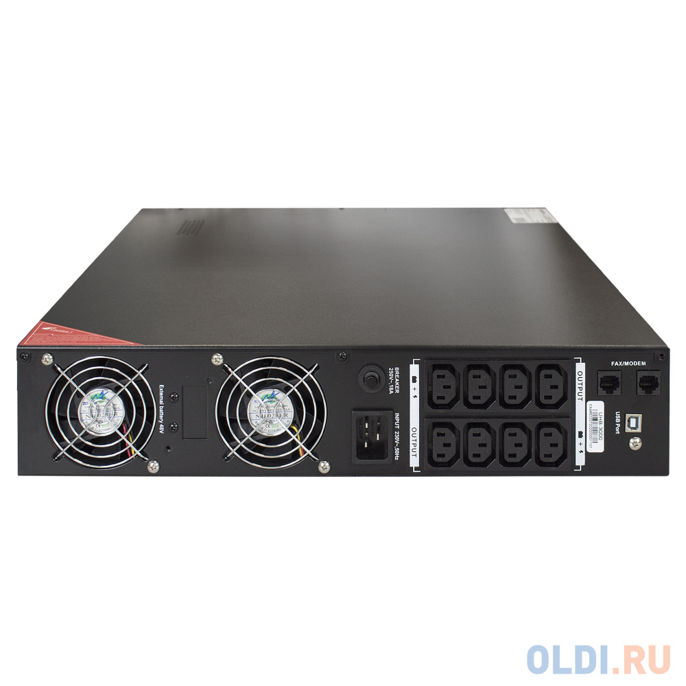 Exegate EP285645RUS/EX285645RUS ИБП Pure Sine Wave ExeGate SinePower UHB-3000.LCD.AVR.C13.RJ.USB.2U <3000VA/2400W, LCD, AVR, 8*IEC-C13, RJ45/11, US