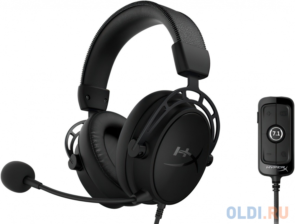 Наушники HyperX Cloud Alpha S Blackout черный