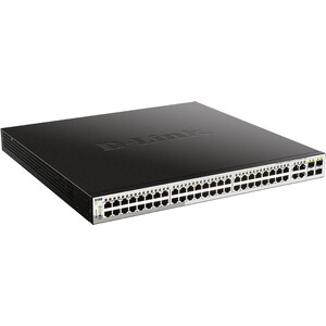 Коммутатор D-Link DGS-1210-52MP/F 48G 48PoE 370W настраиваемый в Москвe