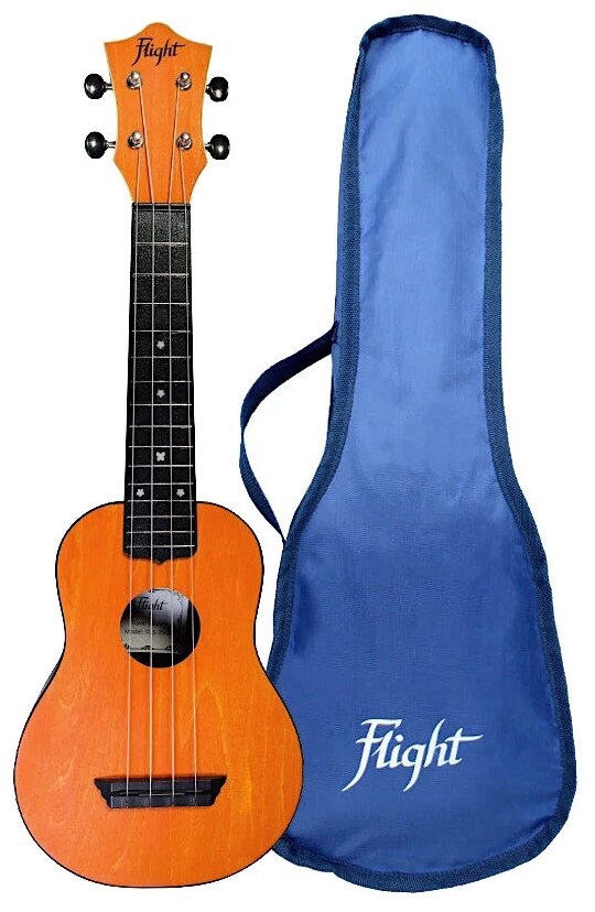 Укулеле FLIGHT TUS-35 OR Travel сопрано оранжевая пластик