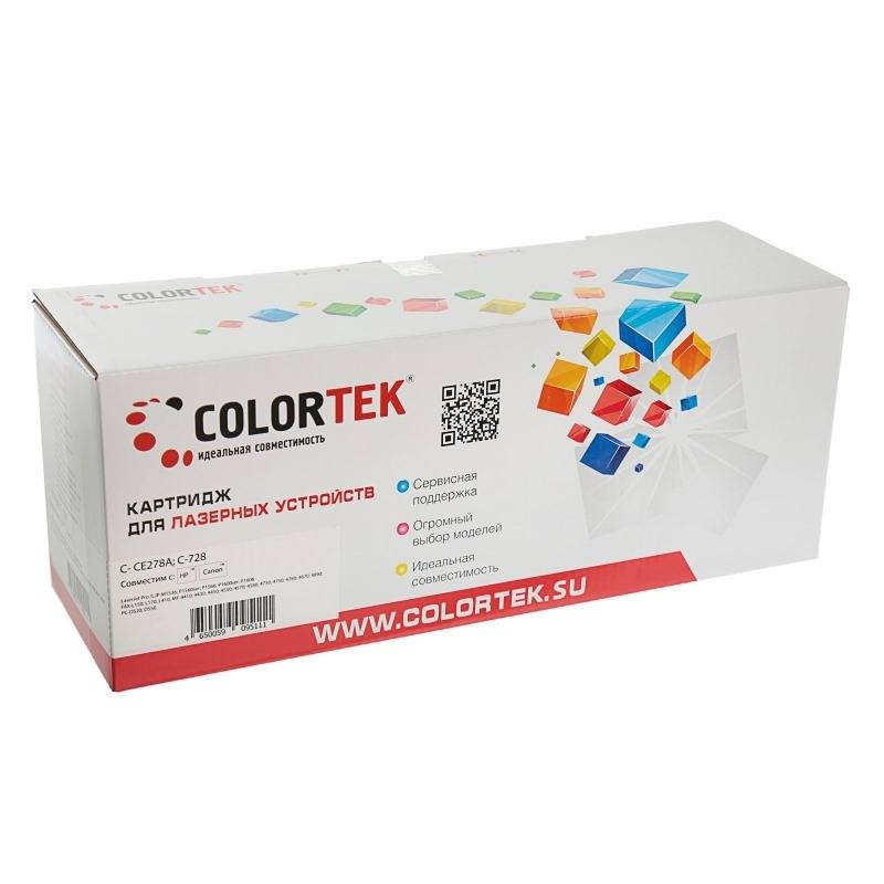 Картридж Colortek CLT-506L для Samsung, черный (СТ-CLT-506L)