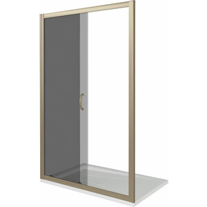 Душевая дверь Good Door Jazz WTW 140х185 тонированная, бронза (WTW-140-B-BR)