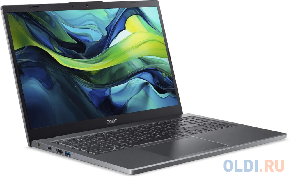 Ноутбук Acer Aspire 15 A15-51M-39CN Core 3 100U 16Gb SSD512Gb Intel Graphics 15.6" IPS FHD (1920x1080) noOS metall WiFi BT Cam (NX.KXRCD.001)