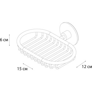 Мыльница-решетка Fixsen Round (FX-92109) в Москвe