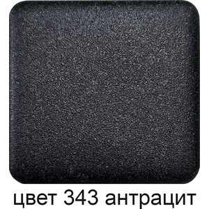 Кухонная мойка и смеситель GreenStone GRS-24-343 Lemark Comfort LM3075BL с сифоном, антрацит