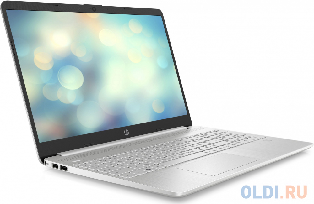 Ноутбук HP 15s-fq5000nia Core i3 1215U 4Gb SSD256Gb Intel UHD Graphics 15.6" SVA HD (1366x768) noOS silver WiFi BT Cam (6G3G5EA)