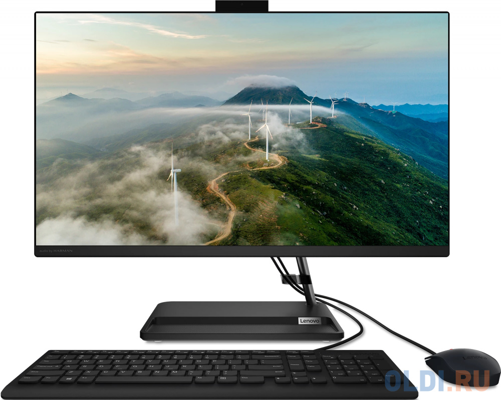 Моноблок/ Lenovo IdeaCentre AIO 3 27IAP7   27&quot;(1920x1080 IPS)/Intel Core i5 12450H(2Ghz)/16384Mb/512SSDGb/noDVD/Int:Intel UHD Graphics/Cam/BT/WiF