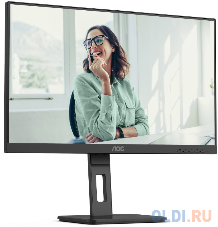 Монитор AOC 27" Pro Q27P3CV черный IPS LED 4ms 16:9 HDMI M/M матовая HAS Piv 1000:1 350cd 178гр/178гр 2560x1440 75Hz DP QHD USB 3.45кг