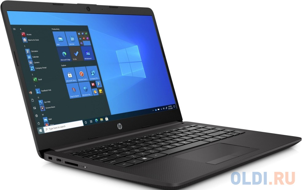 Ноутбук HP 240 G8 Core i5 1135G7 8Gb SSD256Gb Intel Iris Xe graphics 14" IPS FHD (1920x1080) Free DOS 3.0 dk.grey WiFi BT Cam (43W44EA)