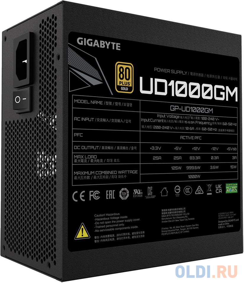 Блок питания GigaByte GP-UD1000GM 1000 Вт в Москвe