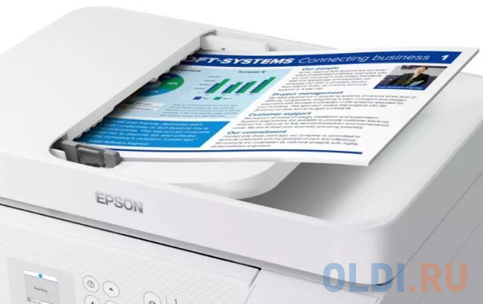 МФУ струйный Epson EcoTank L5296 (C11CJ65411) A4 WiFi белый