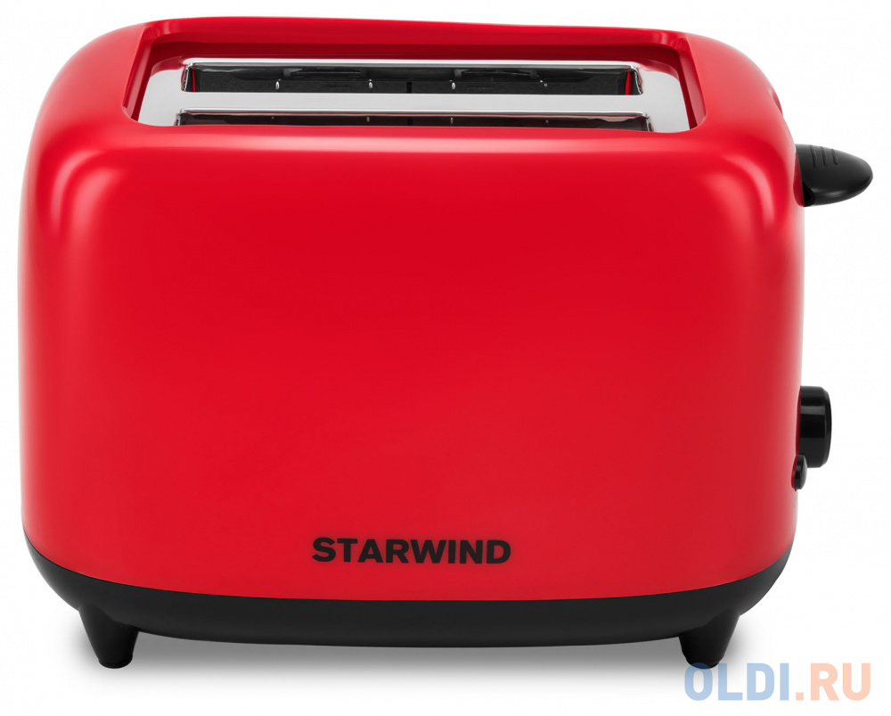 Тостер Starwind ST7003 700Вт красный/черный