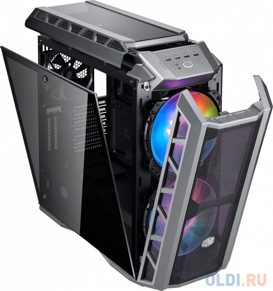 Корпус E-ATX Cooler Master MasterCase H500P Mesh Gun Metal Grey Без БП чёрный