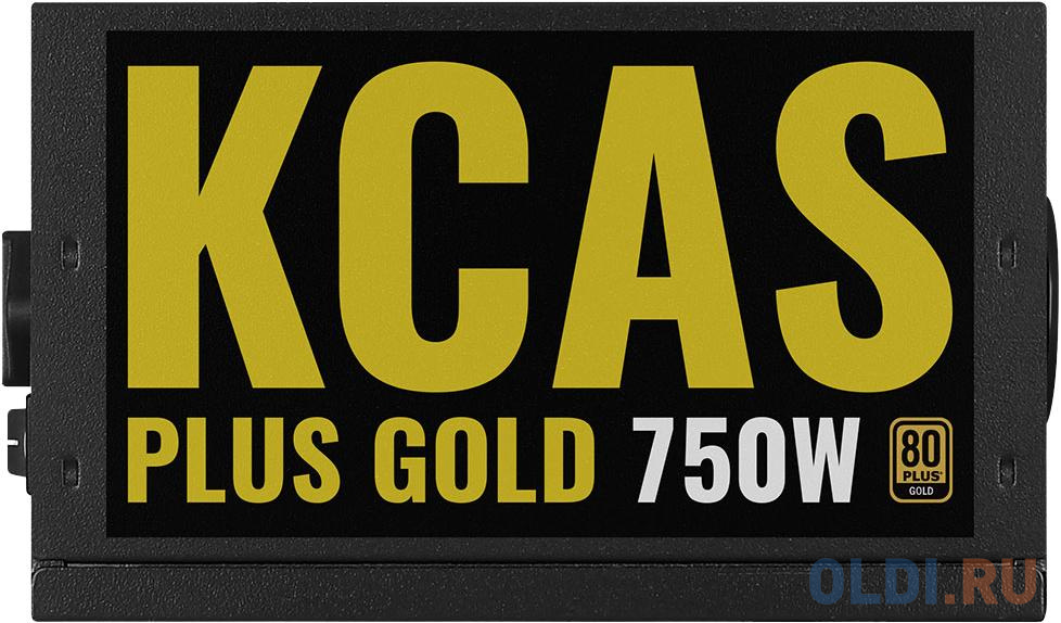 Блок питания ATX 750W KCAS BLACK 4710562759211 AEROCOOL