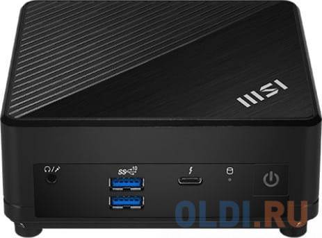 MSI Cubi 5 12M Core i3-1215U (1.2GHz), 8Gb DDR4 SO-DIMM, 256GB SSD M.2, Intel UHD Graphics, noDVD, WiFi, BT, 65W, VESA Mount kit, no keyboard&mous