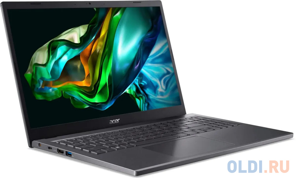 Ноутбук 15.6" FHD ACER Aspire A515-58P-53Y4 gray (Core i5 1335U/16Gb/512Gb SSD/VGA int/noOS) (NX.KHJER.005) в Москвe