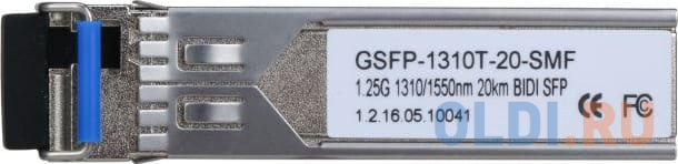 Dahua DH-GSFP-1310T-20-SMF SFP-модуль; LC; до 1.25Гбит/с; до 20км (одномодовое оптоволокно); 1310нм/1550нм в Москвe