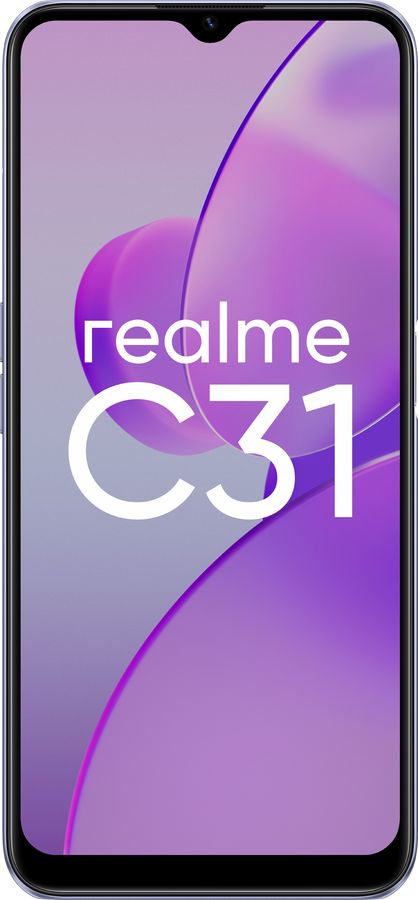 Смартфон Realme C31, 6.5" 720x1600 IPS, Unisoc T612, 3Gb RAM, 32Gb, 3G/4G, NFC, Wi-Fi, BT, 3xCam, 2-Sim, 5000 мА⋅ч, Micro-USB, Android 11, серебристый (RLM-3501.3-32.SI)