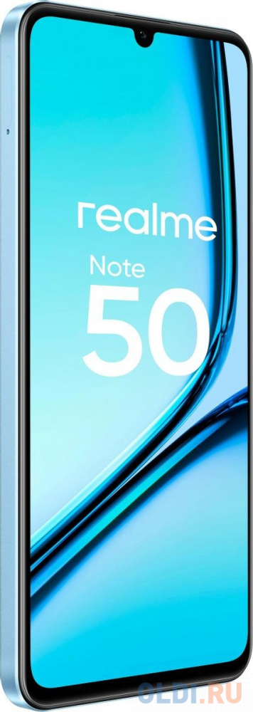 Смартфон Realme RMX3834 Note 50 64Gb 3Gb голубой моноблок 3G 4G 6.74" 720x1600 Android 13 13Mpix 802.11 b/g/n GPS GSM900/1800 GSM1900 TouchSc Mic в Москвe