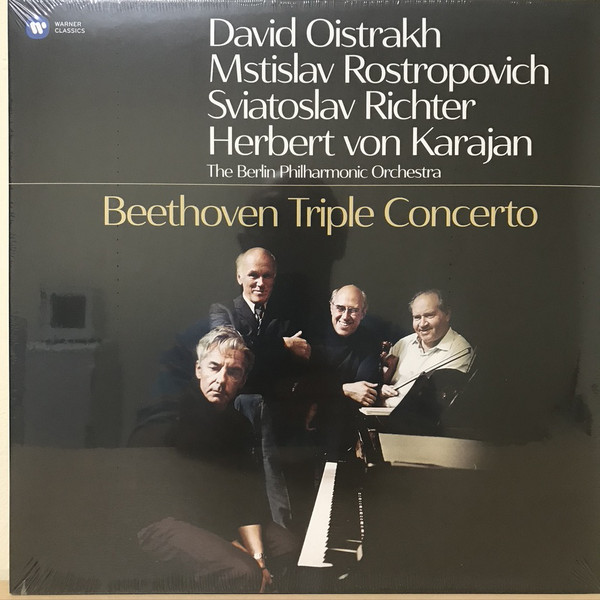 Виниловая пластинка David Oistrakh, Mstislav Rostropovich, Sviatoslav Richter, Berliner Philharmoniker/Herbert Von Karajan, Beethoven: Triple Concerto (0190295282066)