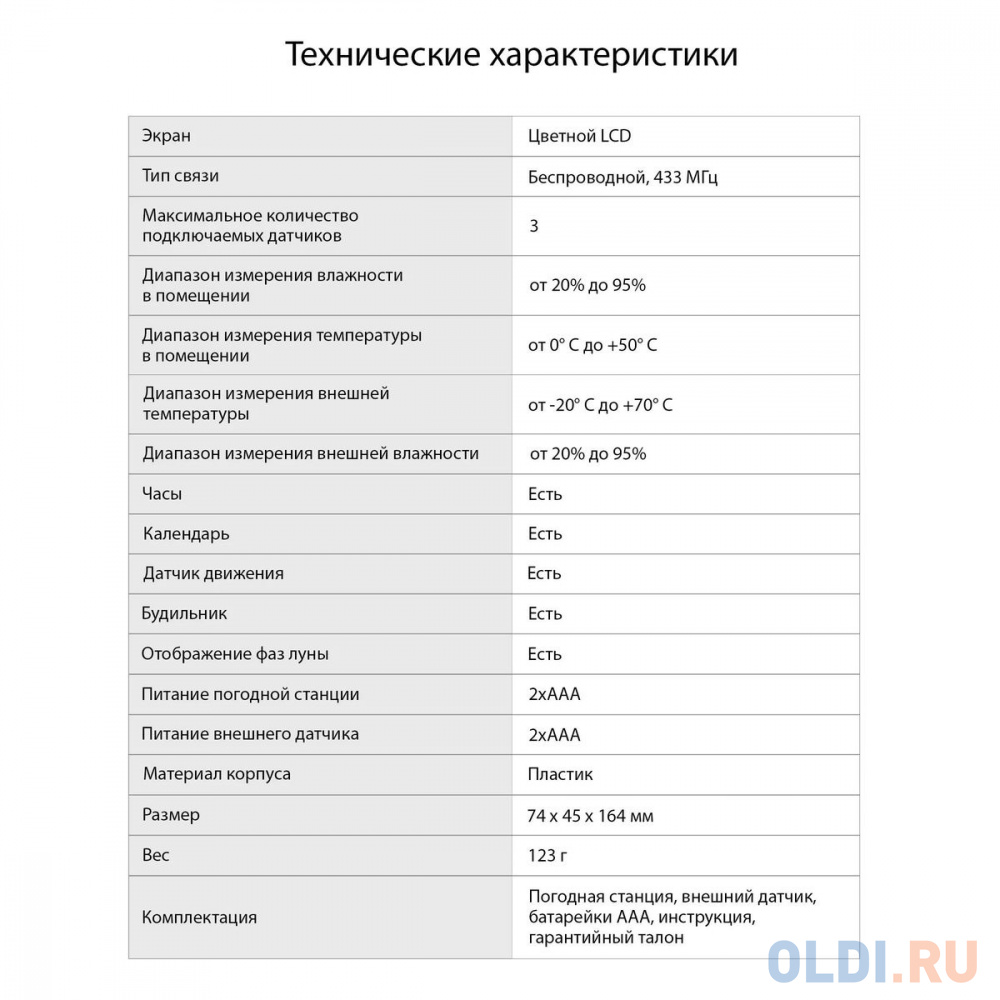 Погодная станция SUNWIND SW-WSH143-COLOR,  серебристый в Москвe