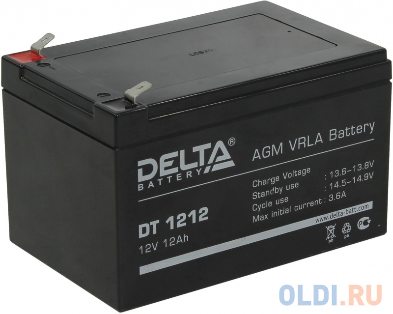 Аккумулятор Delta DT 1212 12V12Ah