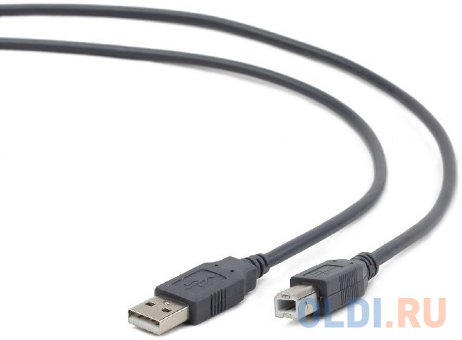 Кабель USB 2.0 AM-BM 1.8м серый Cablexpert CCP-USB2-AMBM-6G