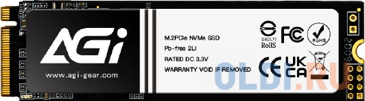 Твердотельный накопитель SSD AGI 256GB AI198 Client SSD AGI256G80AI198R