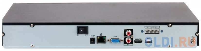 DAHUA DHI-NVR4232-4KS3 32-канальный IP-видеорегистратор 4K и H.265+, видеоаналитика, входящий поток до 160Мбит/с, 2 SATA III до 20Тбайт в Москвe