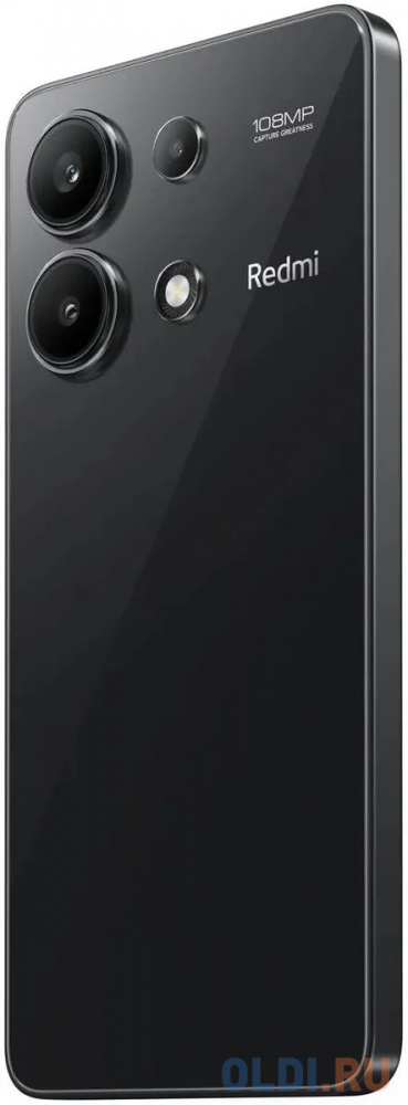 Смартфон Xiaomi Redmi Note 13 6.67(2400x1080) NFC Cam (108+8+2/16) Snapdragon 685 2.8ГГц(8) (8/256)Гб A13 5000мАч Черный 6941812759585