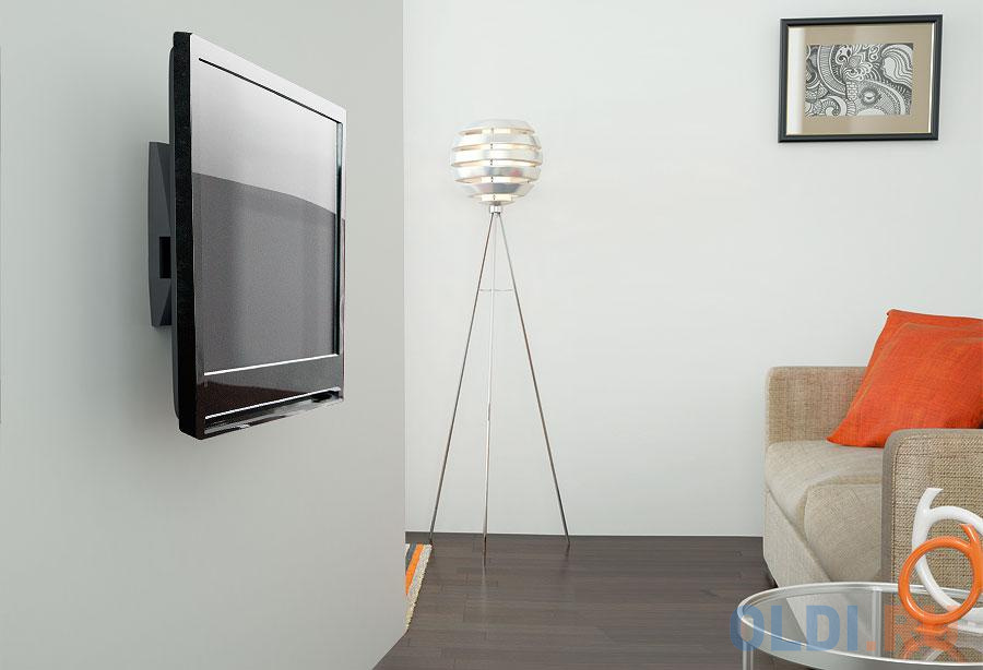 Кронштейн Holder LCDS-5003 серебристый для ЖК ТВ 10-26" настенный от стены 90мм наклон 15° поворот 135° до 25кг