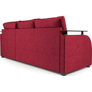 Угловой диван Mebel Ars Токио (бархат красный STAR VELVET 3 DARK RED)