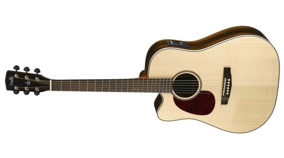 Гитара Электро-акустическая Cort MR710F-LH-NS MR Series леворукая с вырезом натуральный