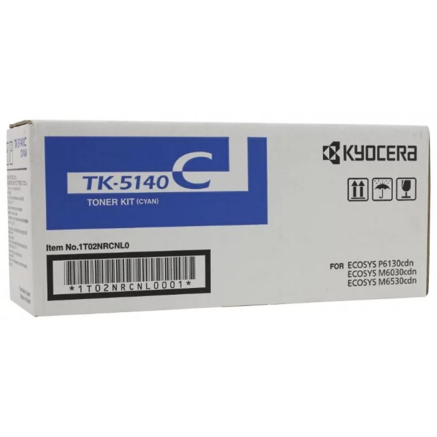 Картридж Kyocera TK-5140C (1T02NRCNL0) для Kyocera Ecosys M6030cdn/M6530cdn/P6130cdn, голубой в Москвe