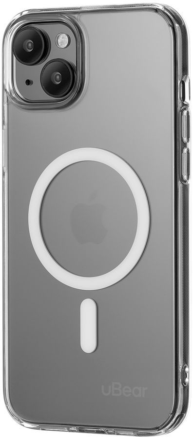 Чехол-накладка UBEAR Real Mag Case with MagSafe для смартфона Apple iPhone 15 Plus, пластик, прозрачный (CS254TT67RL-I23M)