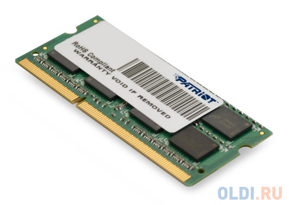 Оперативная память для ноутбука Patriot PSD34G13332S SO-DIMM 4Gb DDR3 1333 MHz PSD34G13332S