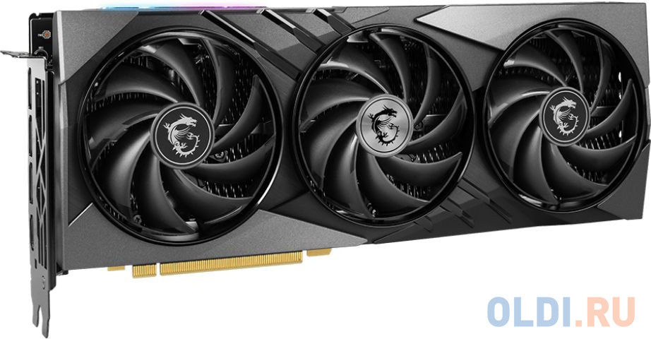 Видеокарта MSI PCI-E 4.0 RTX 4070 GAMING X SLIM 12G NVIDIA GeForce RTX 4070 12288Mb 192 GDDR6X 2610/21000 HDMIx1 DPx3 HDCP Ret