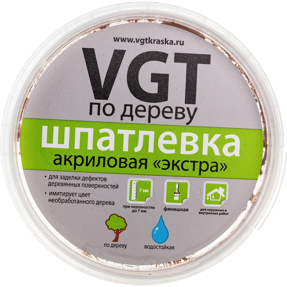 Шпаклевка по дереву VGT