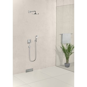 Шланговое подключение Hansgrohe FixFit Wall хром (26457000)