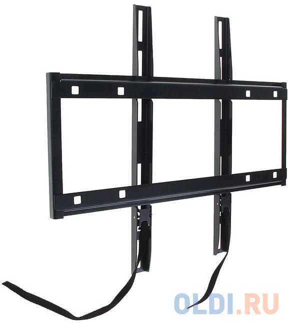 Кронштейн Holder LCD-F4610-B черный для ЖК ТВ 32-65" настенный от стены 23мм наклон 0° VESA 400x400 до 60 кг