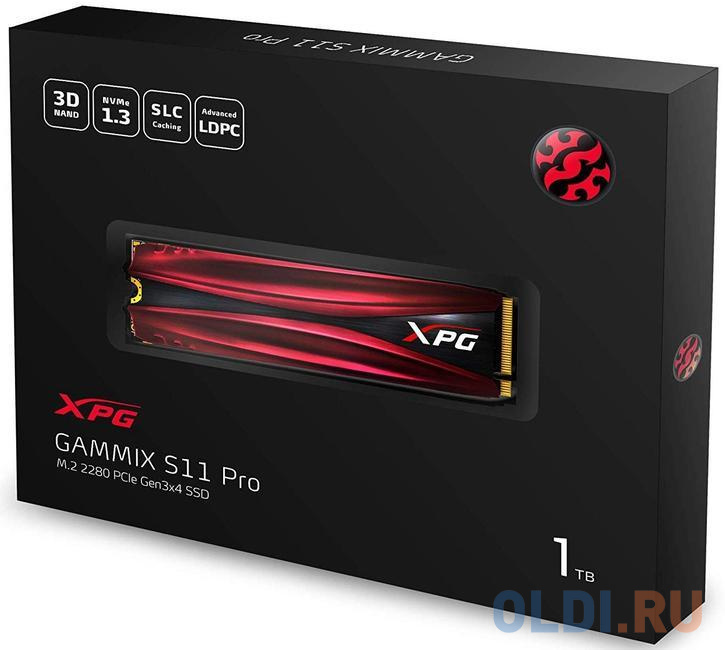 SSD накопитель A-Data XPG GAMMIX S11 Pro 2 Tb PCI-E 3.0 x4 в Москвe