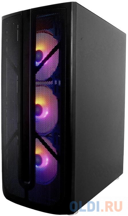 1STPLAYER FIREBASE X4 Black / ATX, TG / 4x120mm LED fans inc. / X4-BK-4F1 в Москвe