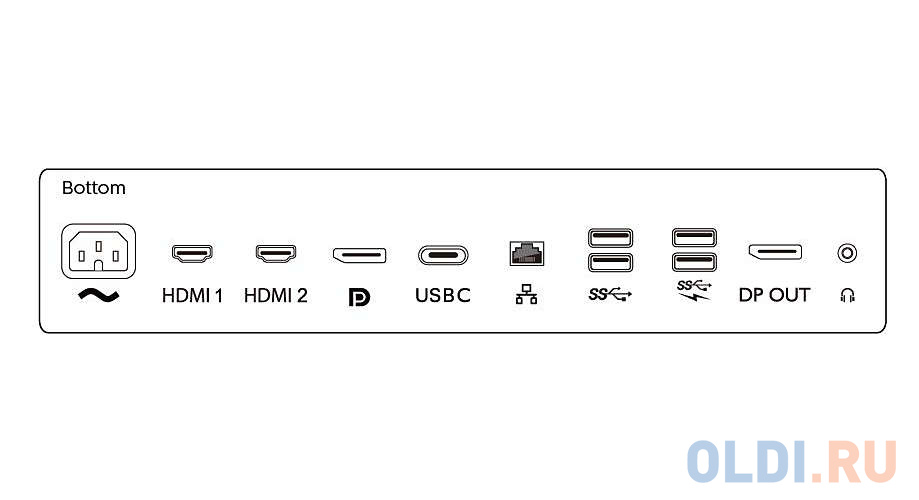 Монитор 32" Philips 329P9H/00 черный IPS 3840x2160 350 cd/m^2 5 ms HDMI DisplayPort USB USB Type-C Аудио в Москвe