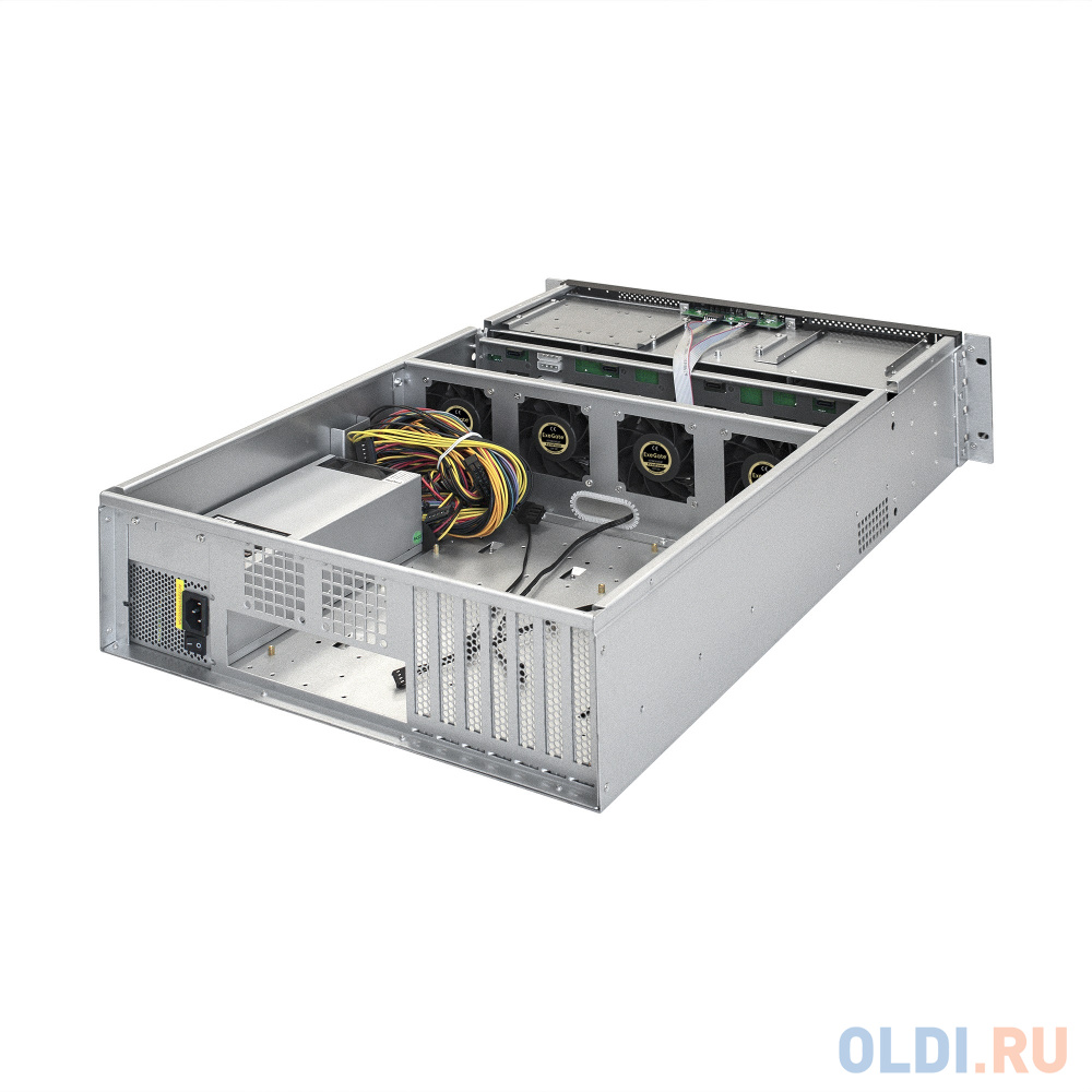 Серверный корпус ExeGate Pro 3U660-HS16 <RM 19", высота 3U, глубина 660, БП 2U-800ADS,16xHotSwap, USB>