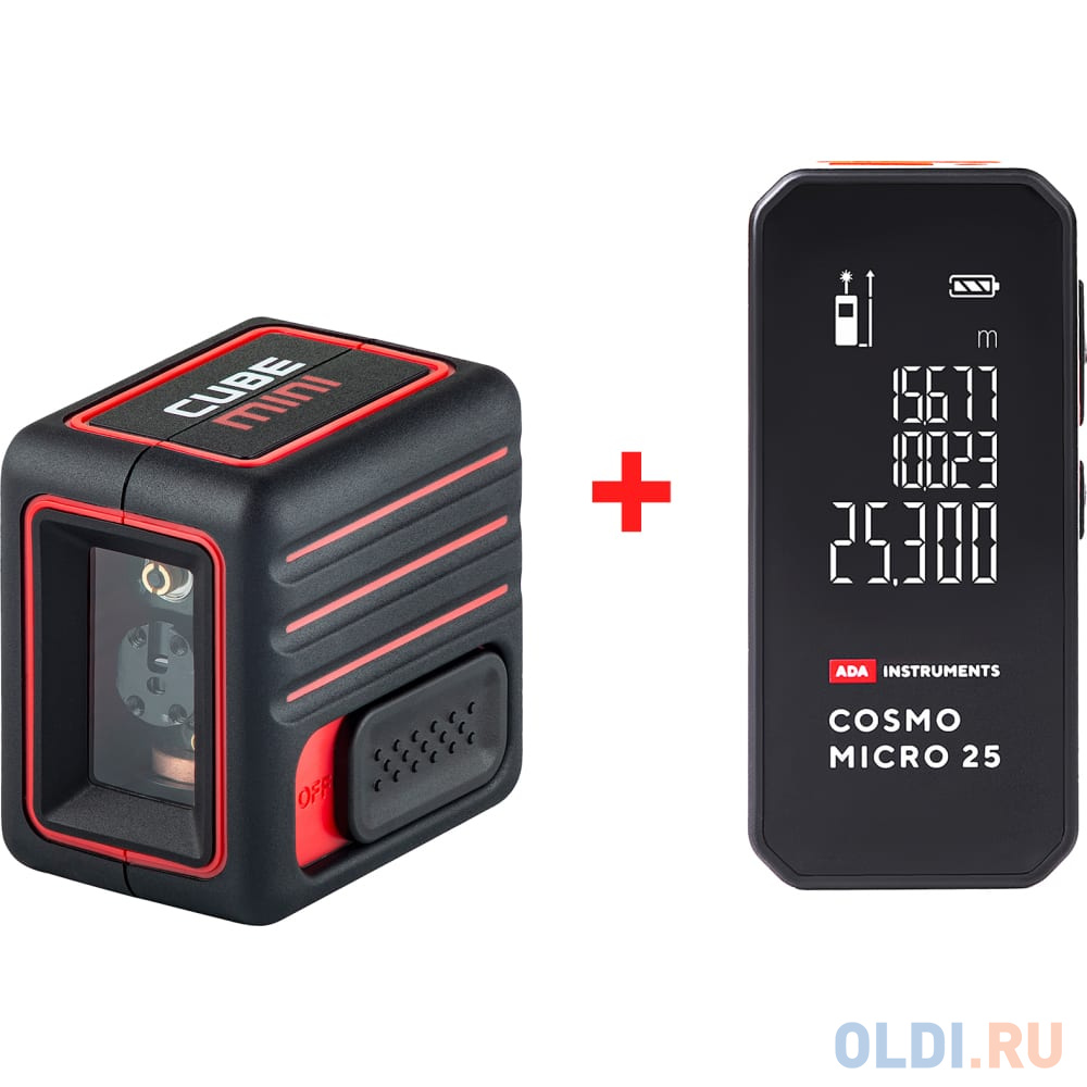 Лазерный уровень ADA Cube mini basic +  Cosmo micro [а00690] в Москвe