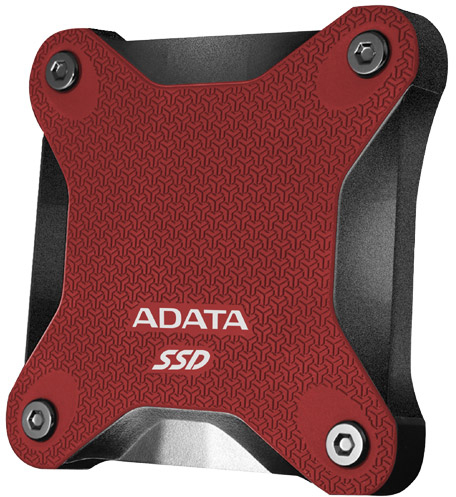 Внешний твердотельный накопитель (SSD) ADATA 480Gb SD600Q, 1.8", USB 3.1, красный (ASD600Q-480GU31-CRD)