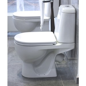 Унитаз-компакт Sanita luxe Max Comfort SL DM с сиденьем микролифт, Clip UP (WC.CC/Max/2-DM/WHT.G/S1)