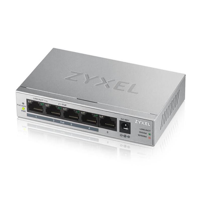 Коммутатор Zyxel GS1005HP-EU0101F